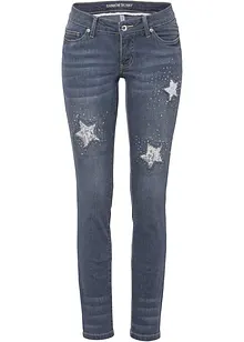 Skinny-Jeans mit Sternendesign, bonprix