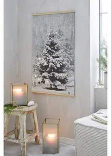 LED-Leinwandbild mit Tannenbaum-Design, bonprix