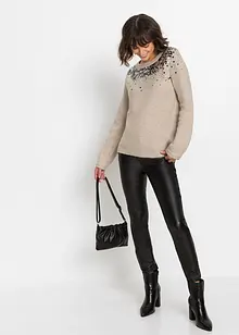 Pullover mit Pailletten, bonprix