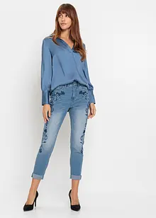 Slim-Fit-Jeans, Mid Waist, cropped, bonprix