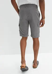 Mikrofaser Cargo-Bermuda mit Komfortschnitt, Regular Fit, bonprix