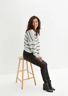 Gestreifter Pullover, bonprix