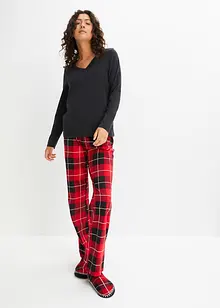 Pyjama und Capri Pyjama (4-tlg. Set), bonprix