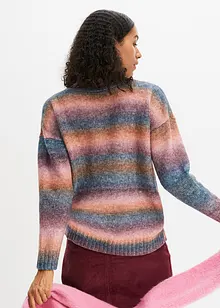 Pullover mit Farbverlauf und Wollanteil, bonprix