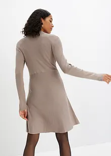 Strickkleid mit Stehkragen, bonprix