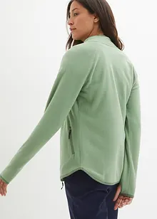 Fleecejacke mit Reißverschluss-Taschen, bonprix