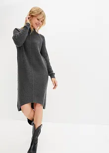 Strickkleid mit Vokuhila-Saum, bonprix