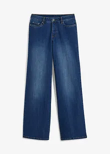 Wide-Leg-Jeans, Mid Waist, Stretch, bonprix