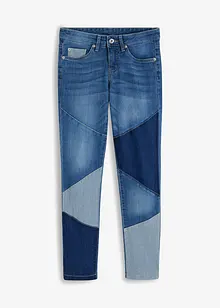 Skinny Jeans mit dreieckigen Einsätzen, bonprix