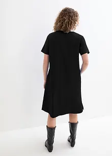 Tunika-Kleid mit Taschen aus Leinen-Baumwoll-Mix, bonprix