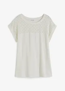 Shirt mit Spitze, bonprix