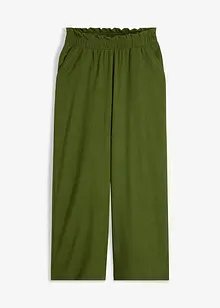 Jerseycrepe-Hose mit hohem Bund, bonprix
