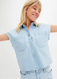 Boxy-Jeansbluse, bonprix