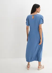 bedrucktes Maxikleid aus fließender Viskose, bonprix
