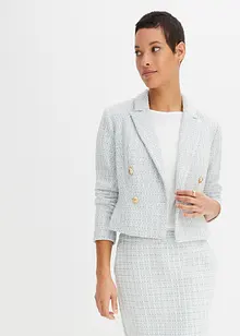 Bouclé-Blazer mit recyceltem Polyester, BODYFLIRT