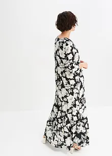 bedrucktes Maxikleid aus fließender Viskose, bonprix