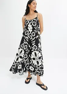 weites Trägerkleid aus fließender Viskose, bonprix