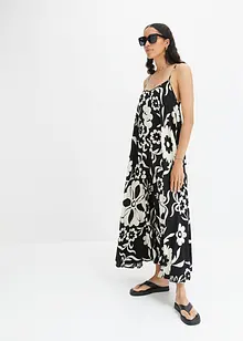 weites Trägerkleid aus fließender Viskose, bonprix