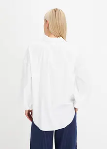 Oversize-Bluse aus reiner Baumwolle, bonprix