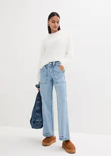 Cargo-Jeans Mid Waist, bonprix