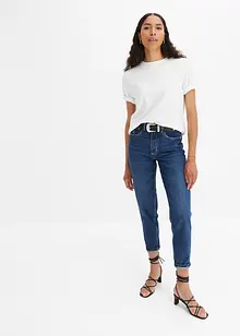 Mom Jeans High Waist, cropped, bonprix