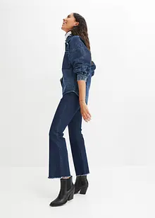 Flared Jeans Mid Waist, cropped, bonprix