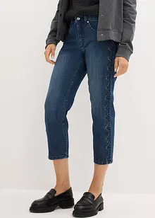 Capri-Jeans mit Ziersteppung, bonprix