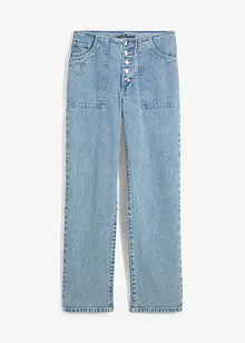 Straight Jeans Mid Waist, Stretch, bonprix