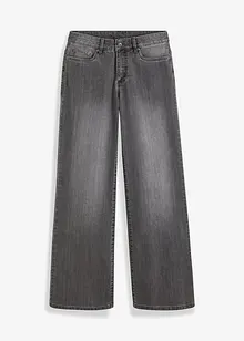 Wide-Leg-Jeans, Mid Waist, Stretch, bonprix