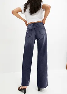 Wide-Leg-Jeans, Mid Waist, Stretch, bonprix