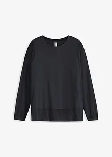 Sweatshirt mit Mesh, bonprix