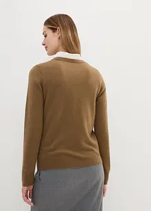 Cashmerepullover mit Good Cashmere Standard®-Anteil, bonprix