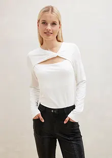 Langarmshirt mit Cut-Out, bonprix