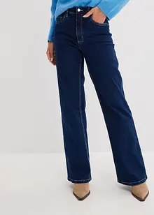 Wide Leg Jeans High Waist, Bio-Baumwolle, bonprix