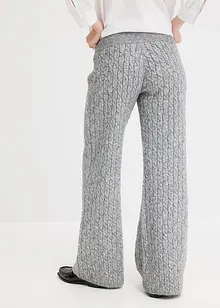 Strickhose mit Zopfmuster, bonprix