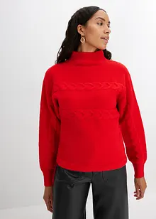 Pullover mit Zopfmuster, bonprix