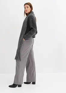 Gerippter Pullover aus weichem Woll-Mix, bonprix