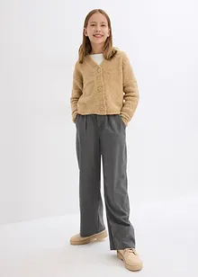 Mädchen Bouclé Strickjacke, bonprix