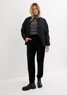 Hose aus Jerseycord, mit Bequembund, knöchelfrei, bonprix