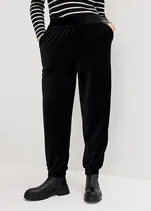 Hose aus Jerseycord, mit Bequembund, knöchelfrei, bonprix