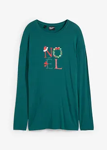 Viskoseshirt mit Weihnachtsmotiv, bonprix