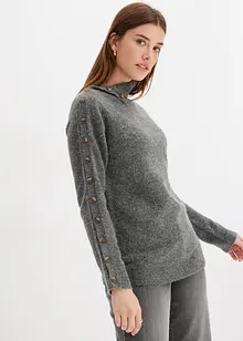 Pullover  mit Knopfleiste, bonprix