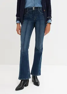 Flared Jeans Mid Waist, Stretch, bonprix