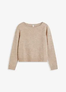 Strickpullover mit U-Boot-Ausschnitt, bonprix