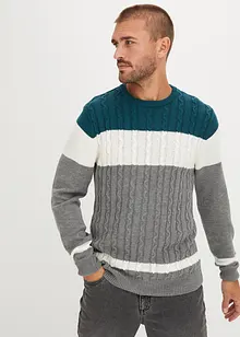 Pullover mit Zopfmuster, bonprix