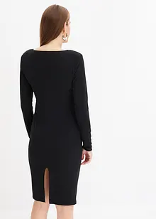 Jerseykleid mit Schulterpolster, bonprix