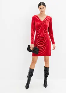 Minikleid aus softem Samt, bonprix