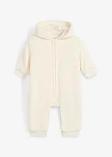 Baby Fleece-Overall mit Geweih, bonprix