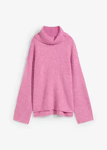 Rollkragenpullover mit Seitenschlitzen, bonprix