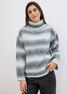 Pullover mit Farbverlauf und Pailetten, bonprix